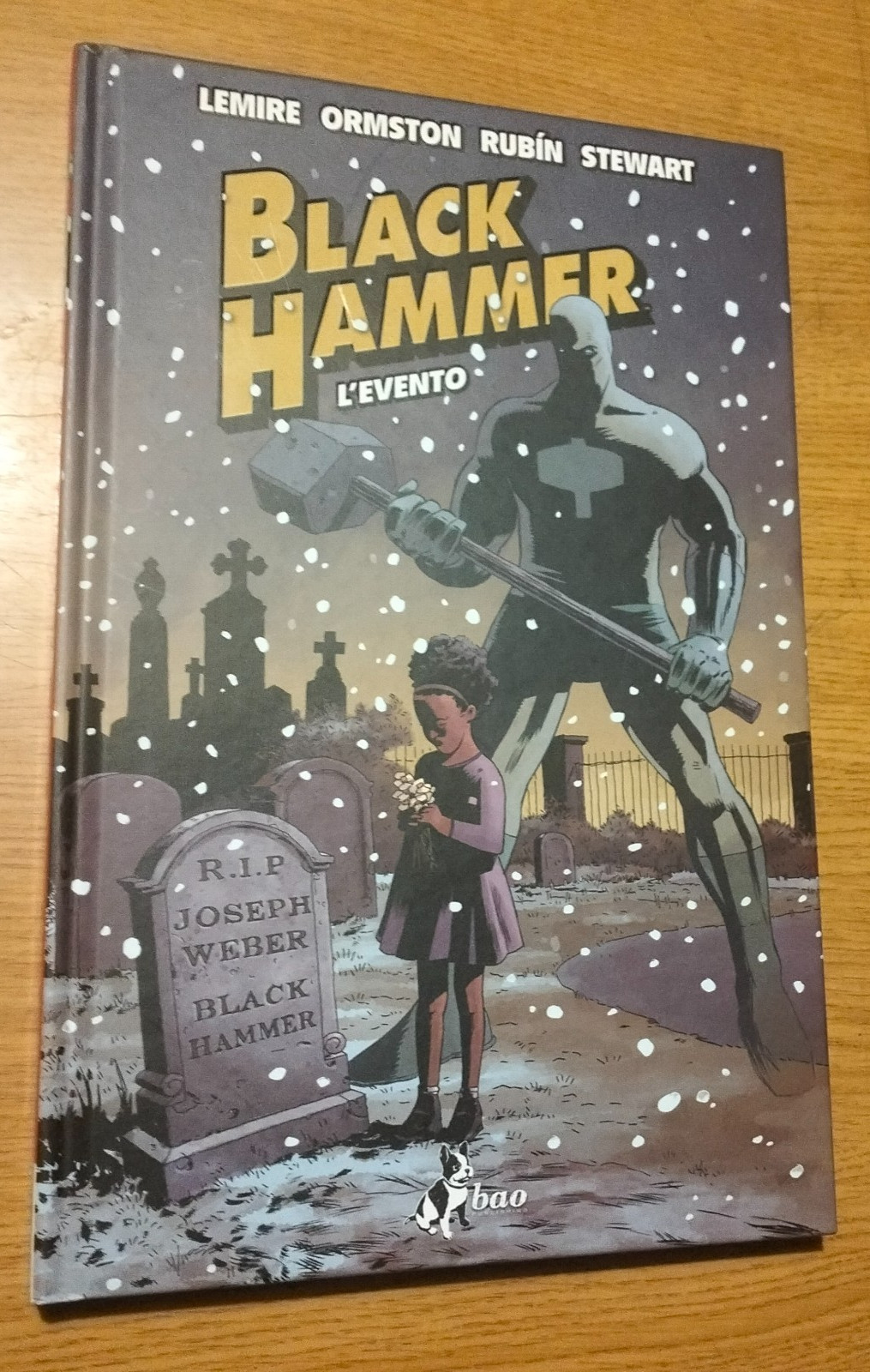 BLACK HAMMER L'EVENTO-LEMIRE/ERMSTONE/RUBINSTEWAR-BAO PUBLISHING-OTTIMO-VL12
