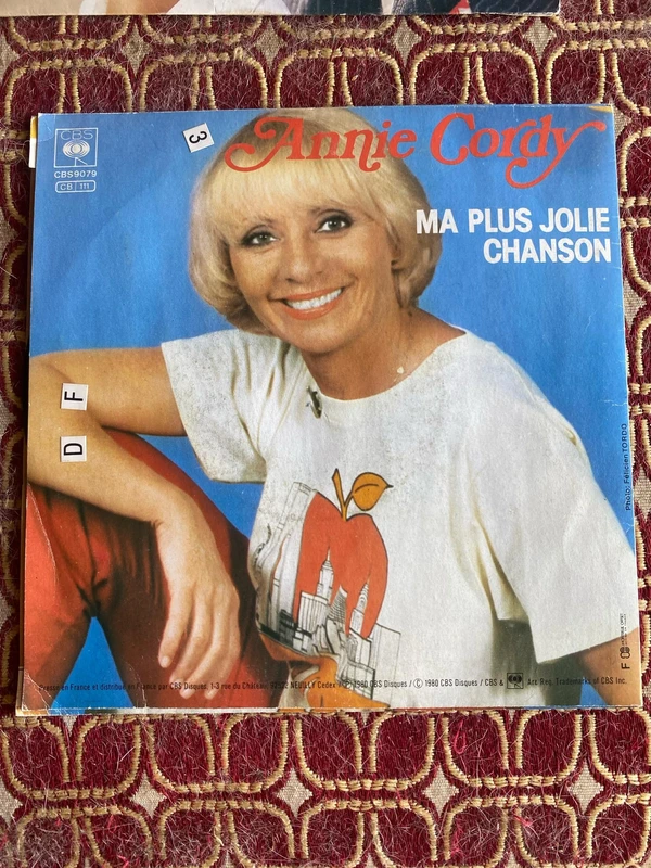 Vinyles annie cordy, natacha