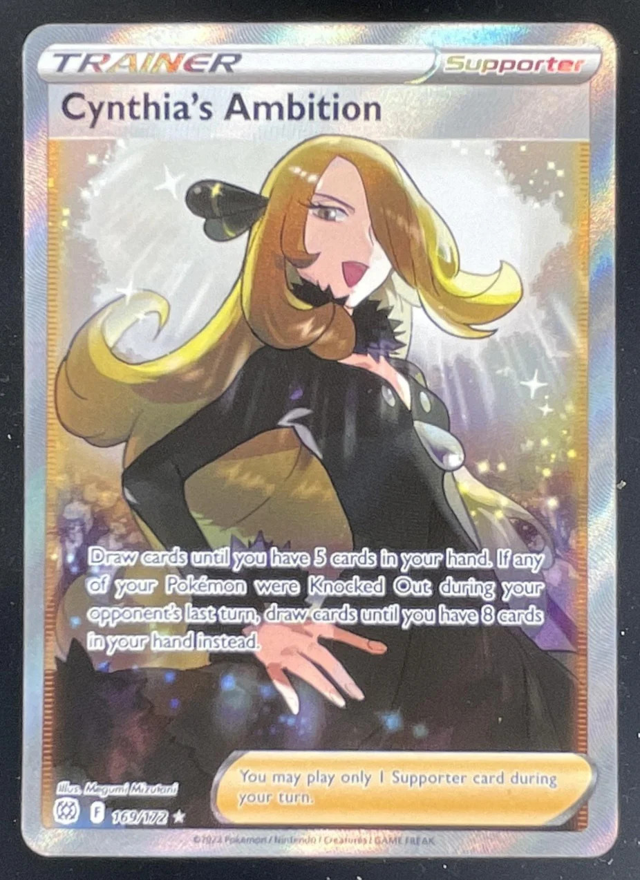 Pokemon Scudo Spada 2022 Stelle Brillanti #169/172 L'ambizione di Cinzia Ultra Rara