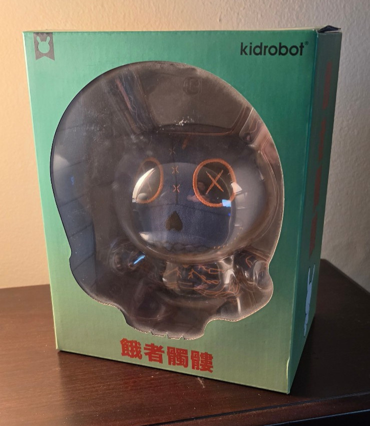 Kidrobot Gashadokuro 8" Peluche Guts Dunny Art Figure Edizione Mezzanotte Limitata NUOVO