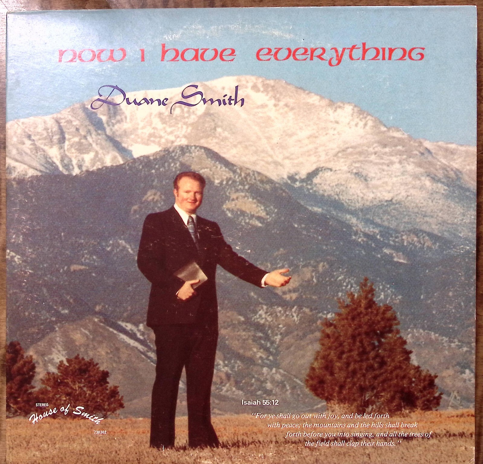 DUANE SMITH  NOW I HAVE EVERYTHING  HOUSE OF SMITH GOSPEL VINYL LP 206-34
