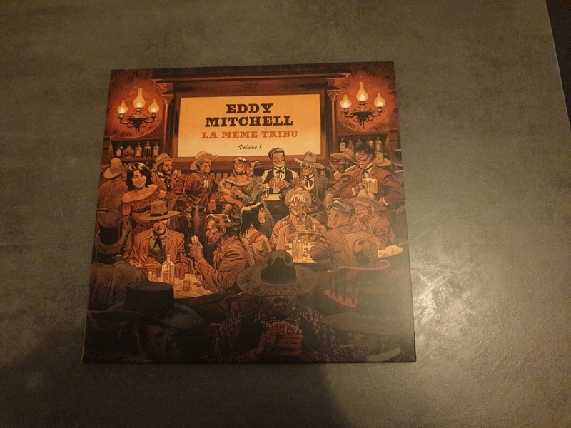 Double vinyle 33T Eddy Mitchell - La même tribu volume 1