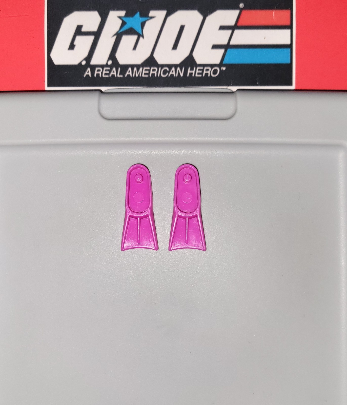 Set accessori pinne GI Joe Deep Six 1992 originali anni 90 Hasbro ininterrotti