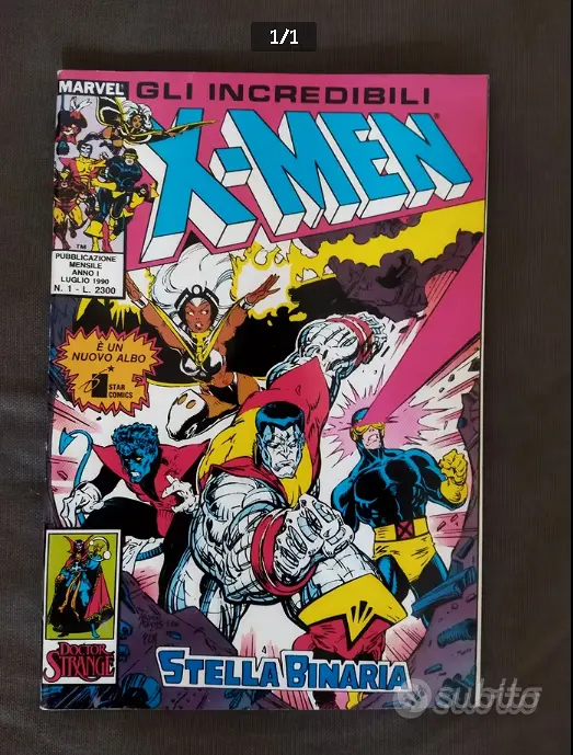 "Gli incre dibili X-MEN" numero 1 Luglio 1990