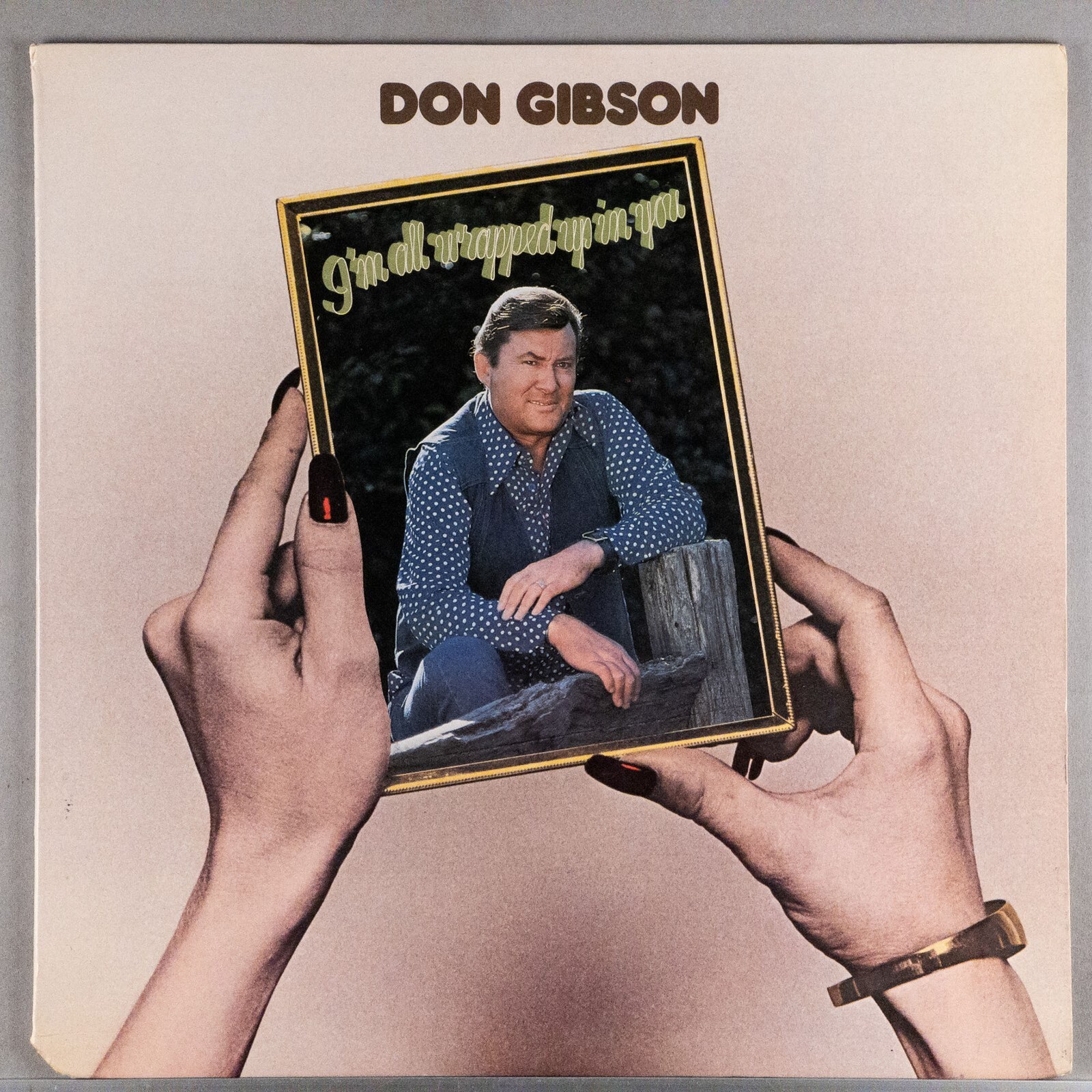 DON GIBSON I'm All Wrapped Up in You 1977 LP Vinyl Record : VG+/VG+ AH-44001