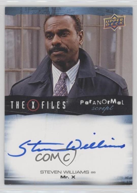 2023 The X-Files Monsters of Week Edition Mr X Steven Williiams #A-SW Auto 0b3