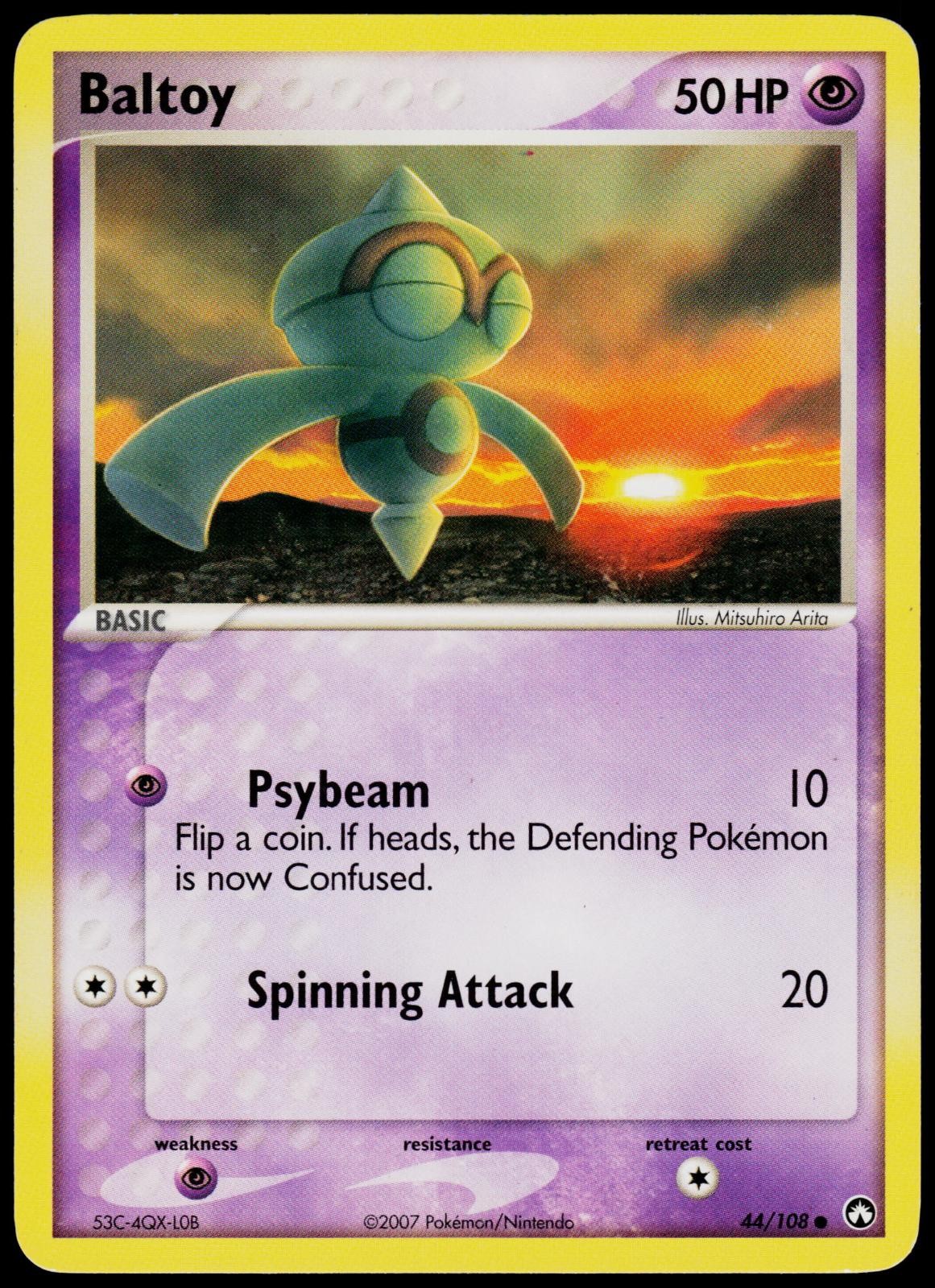 Baltoy 44/108 Power Keepers - Pokemon quasi nuovo/m (comune)