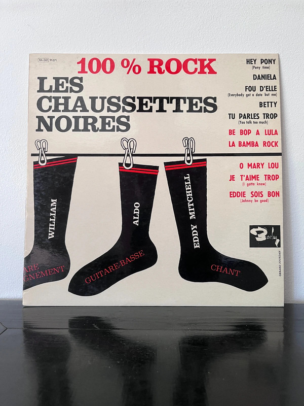 Les chaussettes noires - 100% rock 10"