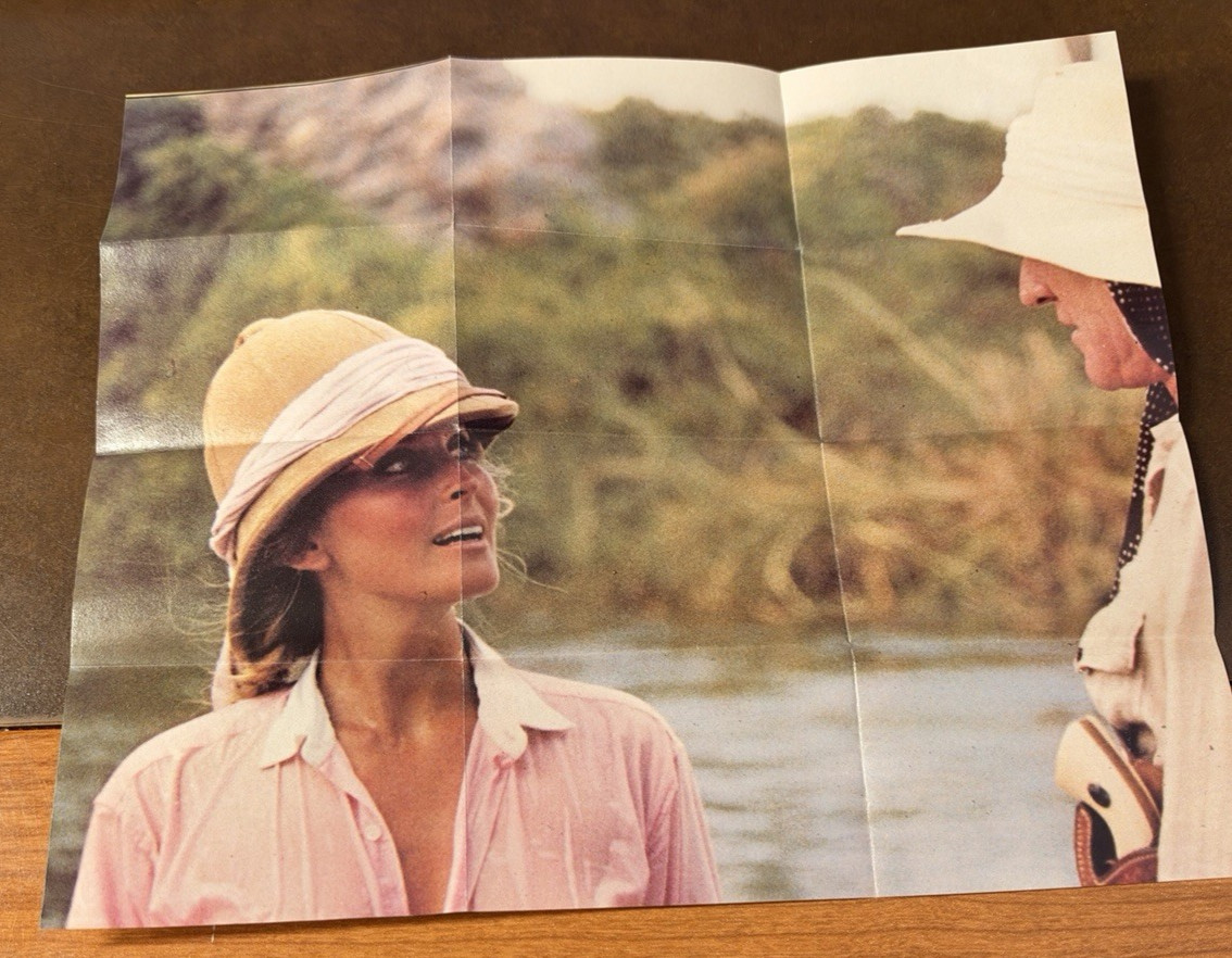 1981 Fleer Here's Bo ! Poster Insert #5 Bo / John Derek Ex