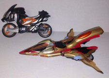 Strata Cycle Black Bat Power Rangers Time Force Bandai Bike Jungle Fury Vehicles
