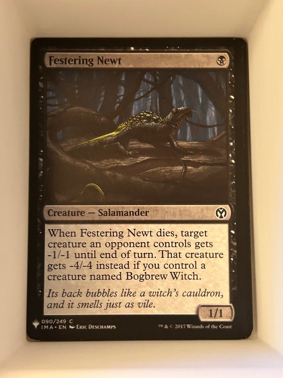 Festering Newt 90 Common Iconic Masters Magic: The Gathering Near Mint