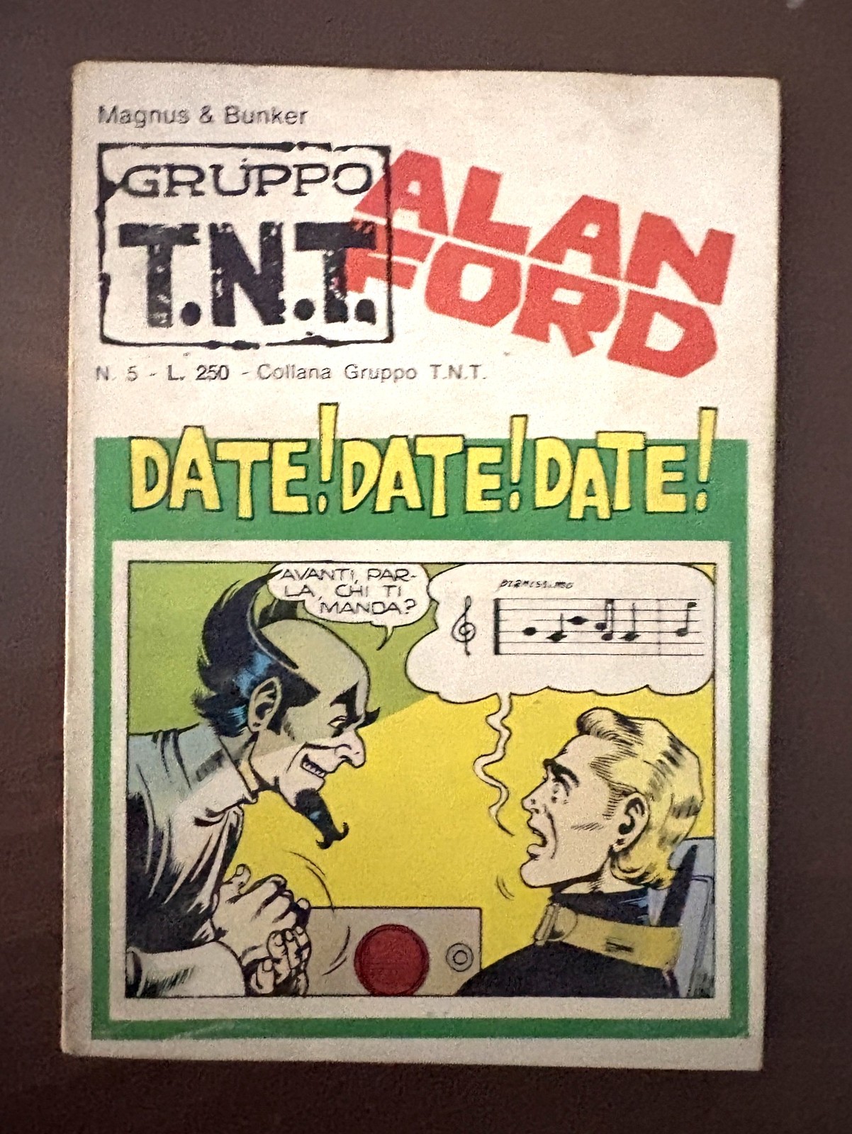 Alan Ford Gruppo T.N.T. n.5 - ed. Corno