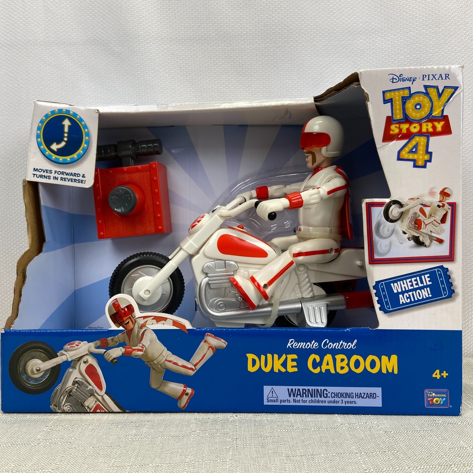 Toy Story 4 Duke Caboom Telecomando Moto RC Disney Pixar