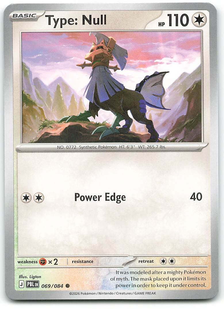 TIPO: NULL 069/084 POKEMON NERO PASSO COMUNE