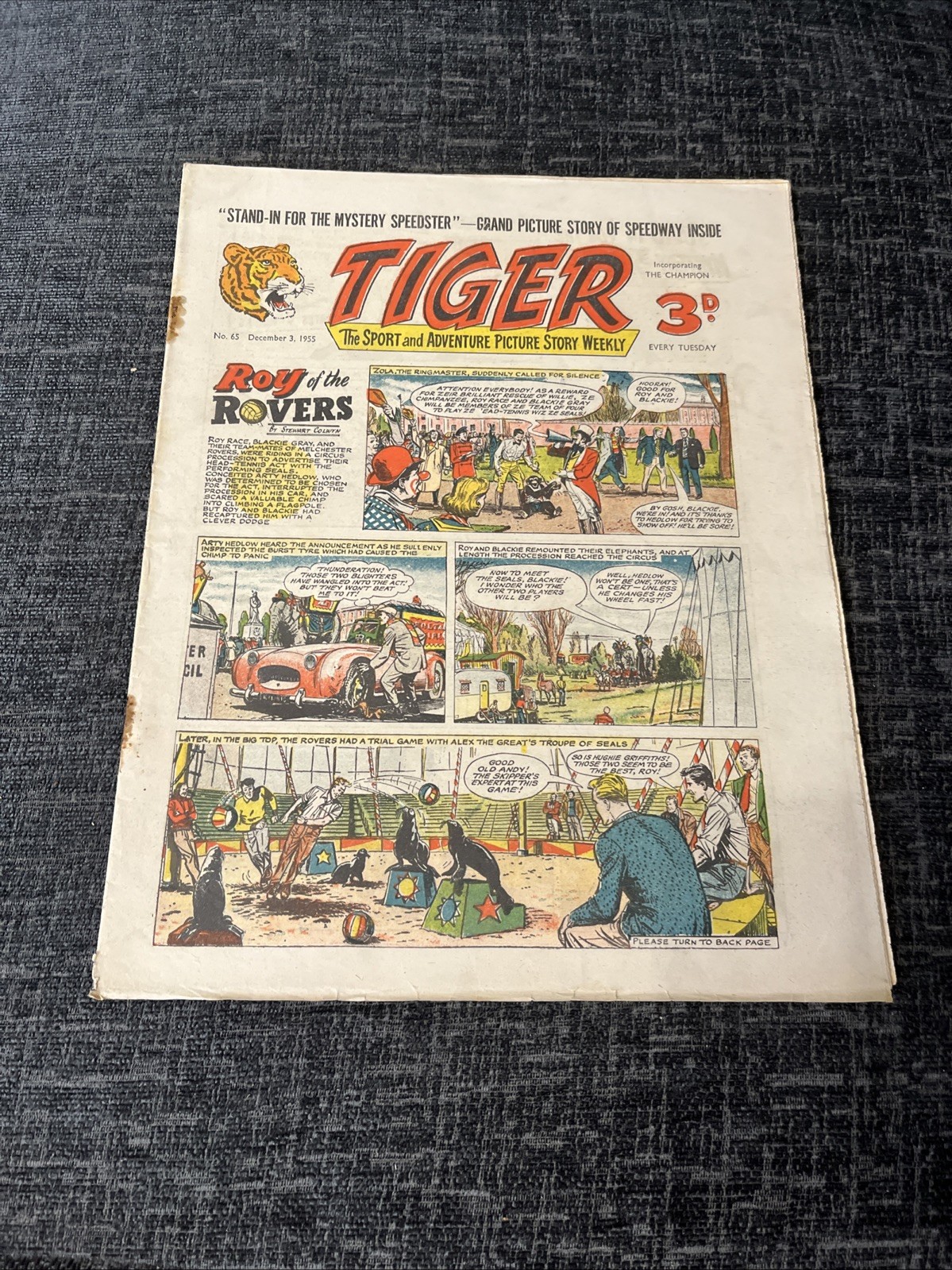 Tiger Comic - #65 - 3 December 1955