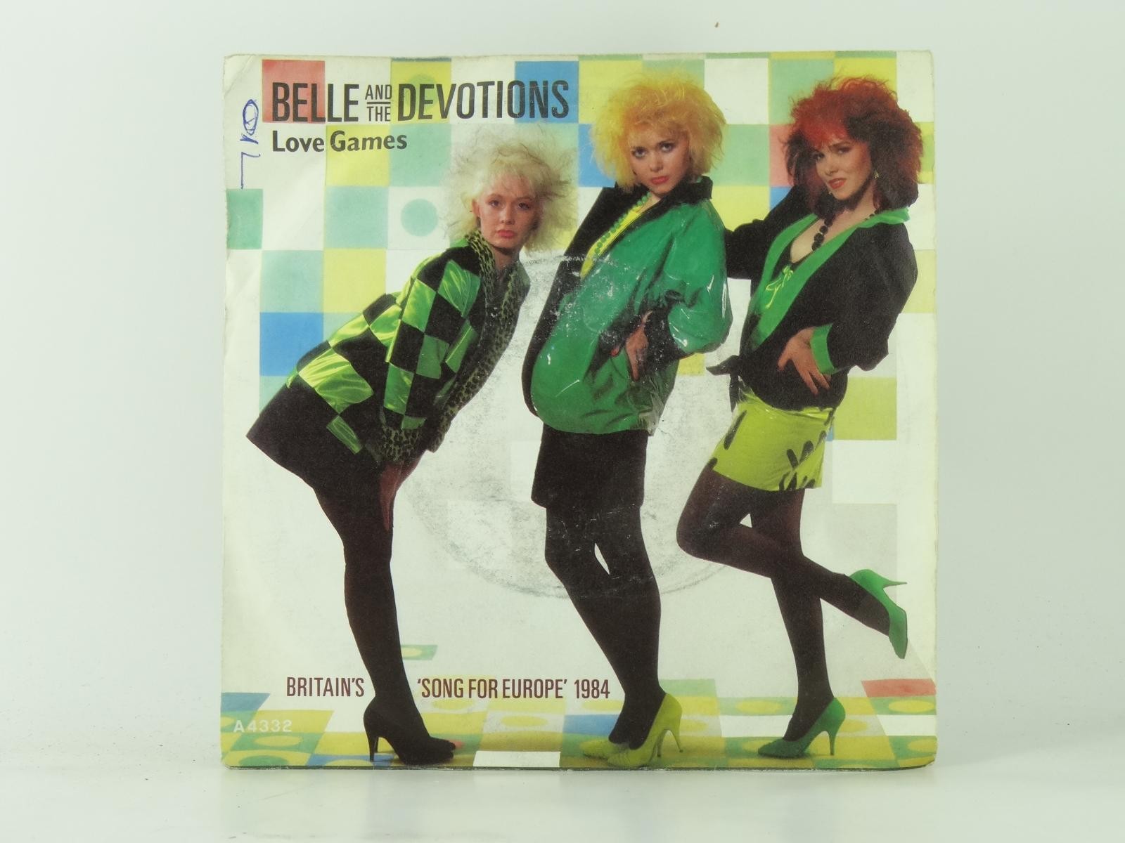 BELLE AND THE DEVOTIONS LOVE GAMES (63) 2 Track 7" Single plus Picture Sleeve CB
