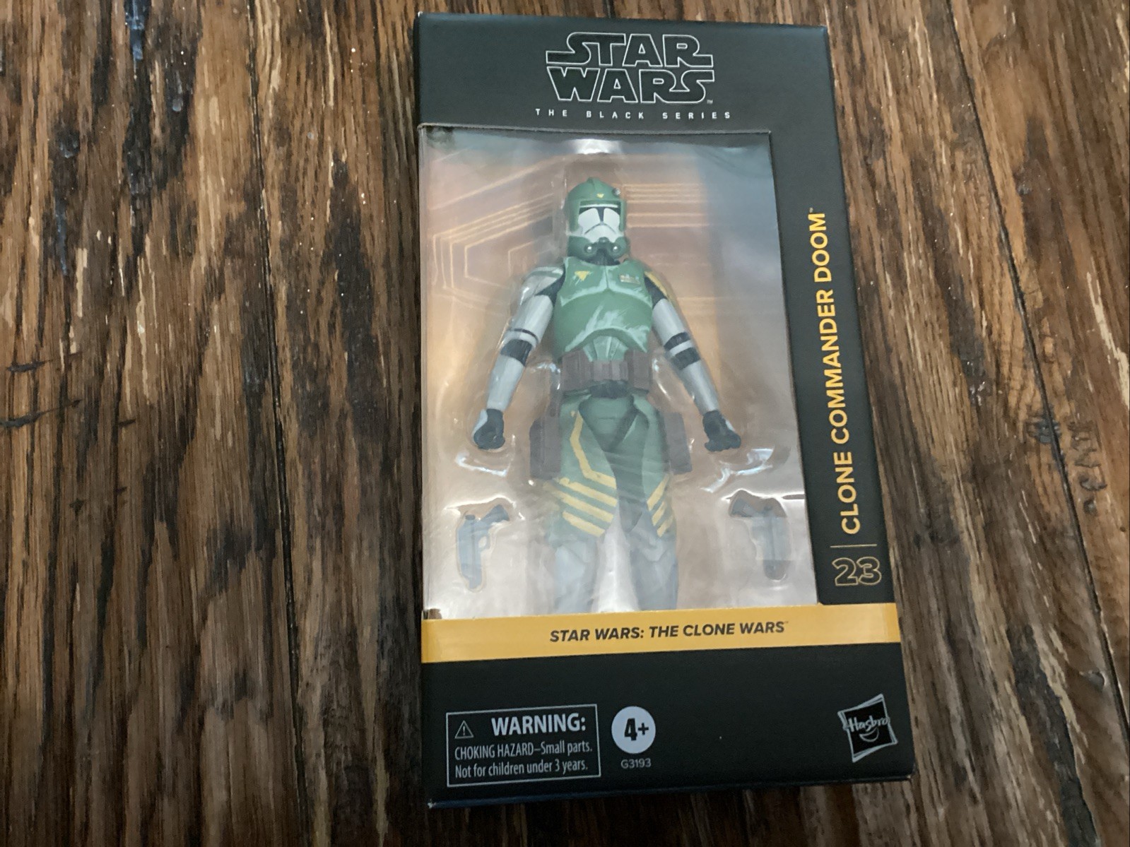 Star Wars The Black Series Clone Commander Doom #23 In Mano Clone Wars Bersaglio