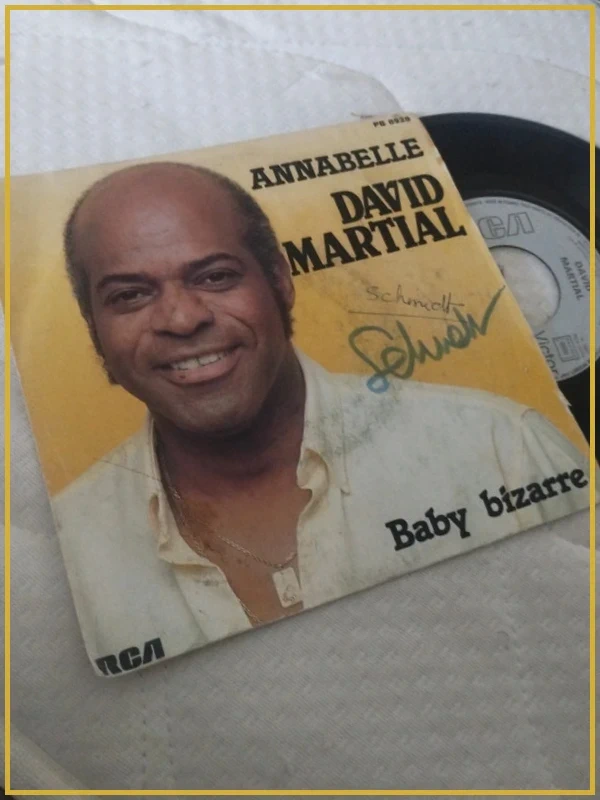 Disque 45 tours David martial
