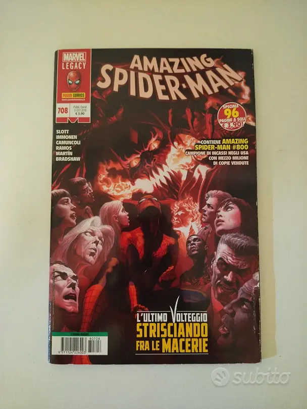 Fumetto Amazing Spider-Man 708 Speciale 800