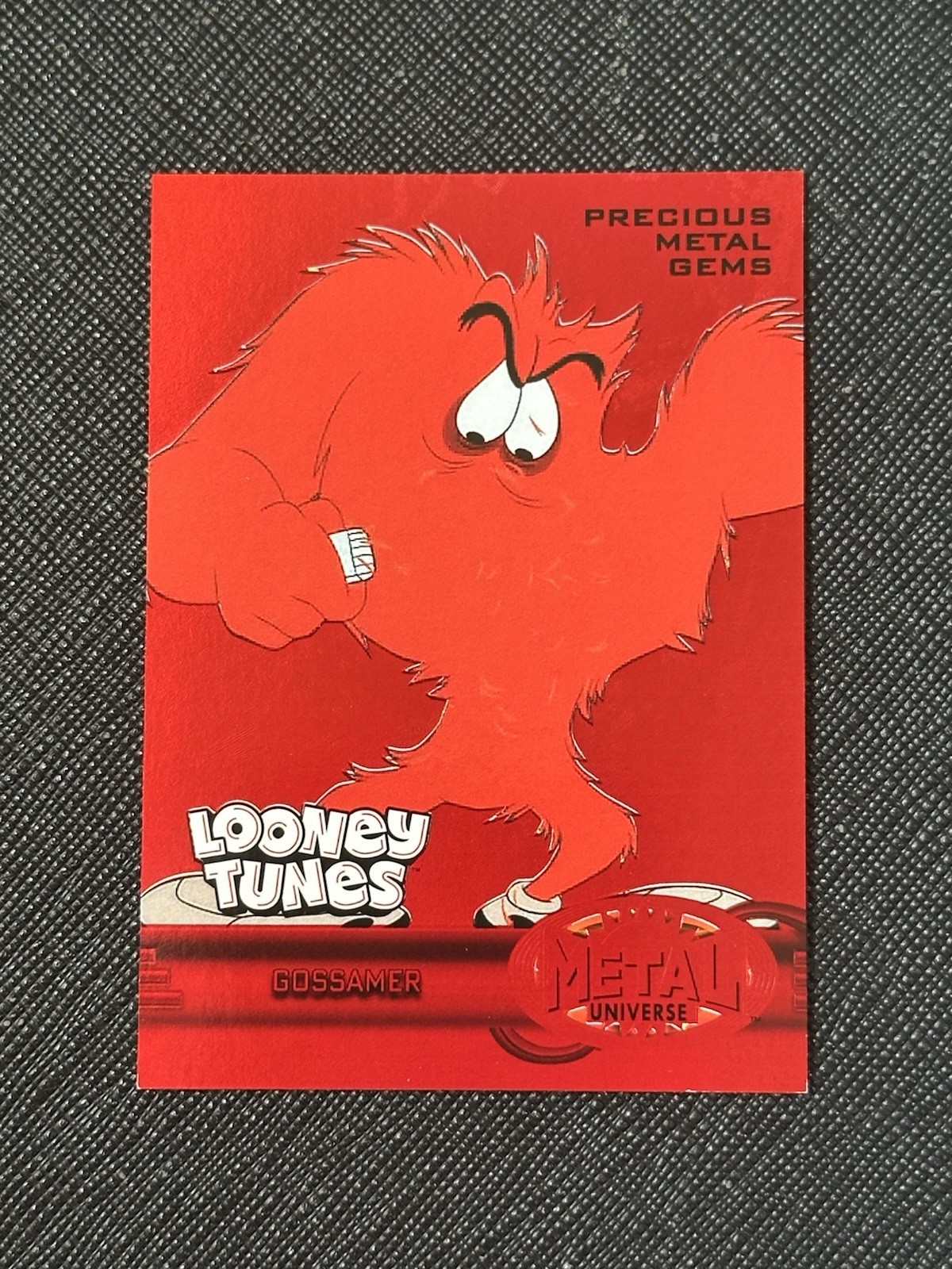 2024 Fleer Retro Looney Tunes Gossamer Precious Metal Gems PMG Red Card /100 🔥