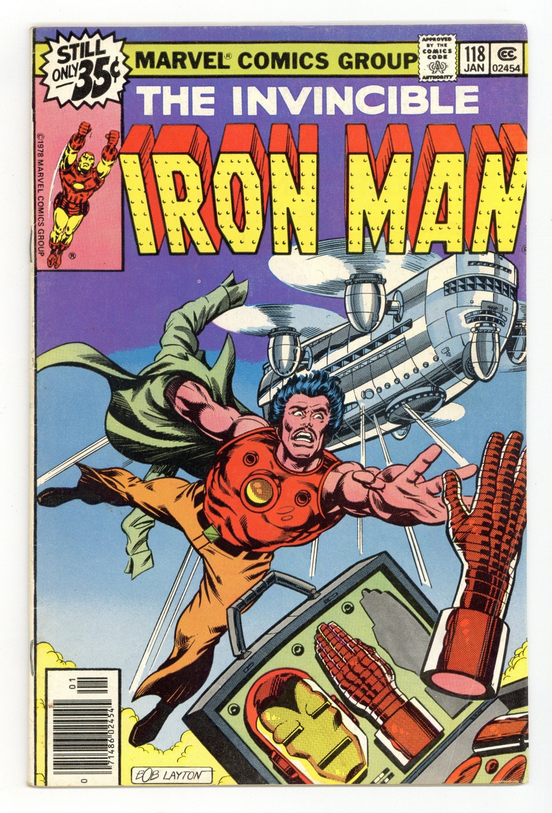 Iron Man #118 VG- 3.5 1979 1° App. James Rhodes