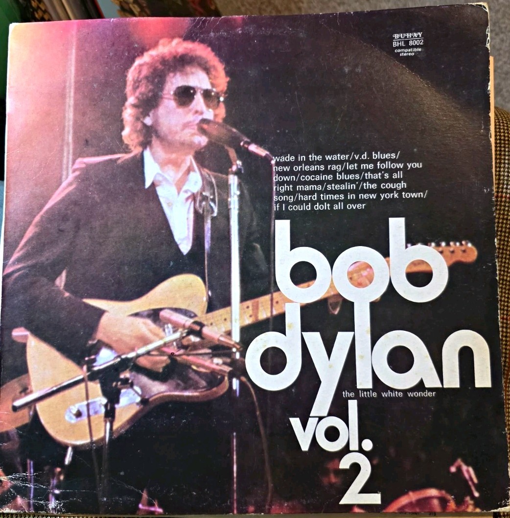 Short eBay Title: Bob Dylan, The Little White Wonder Vol 2 1975 Vintage Italian