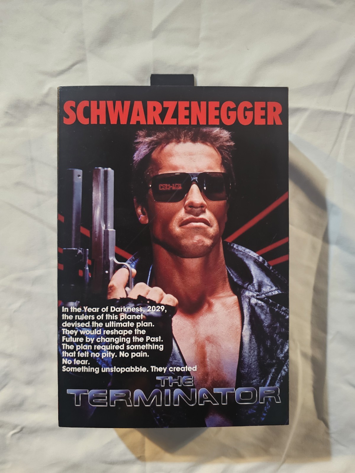 Modellino NECA The Terminator T-800 Tech Noir Ultimate 7" nuovo sigillato
