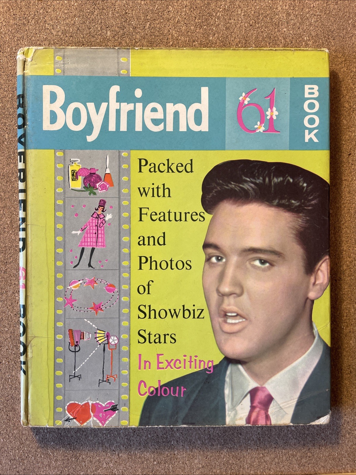 Boyfriend 61 Book with Dustjacket UK Annual 1961 Good HB Pen Inscription