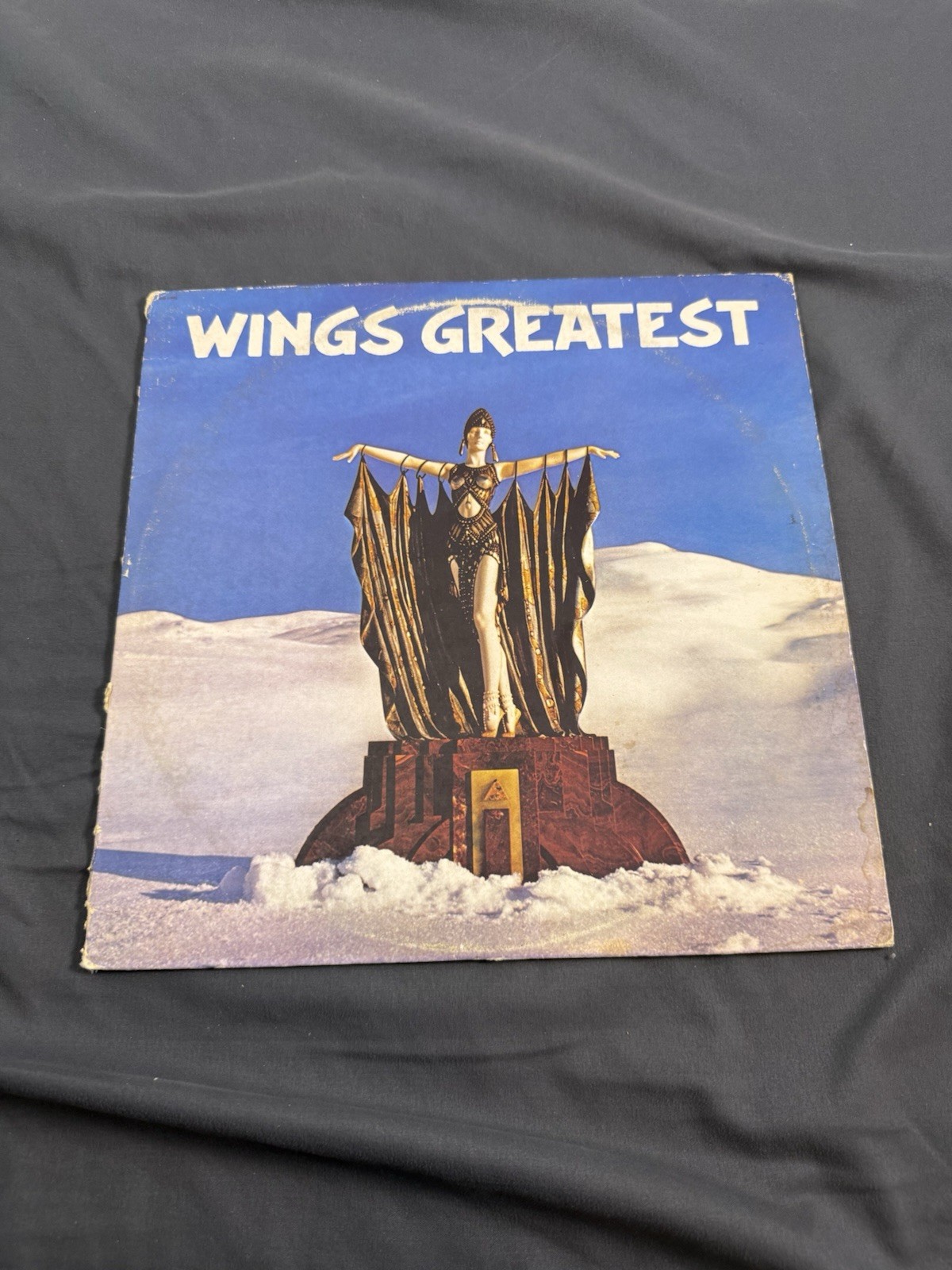 Wings Greatest 1978 Capitol SOO-11905 LP Paul McCartney Vinyl W/ Poster Untested