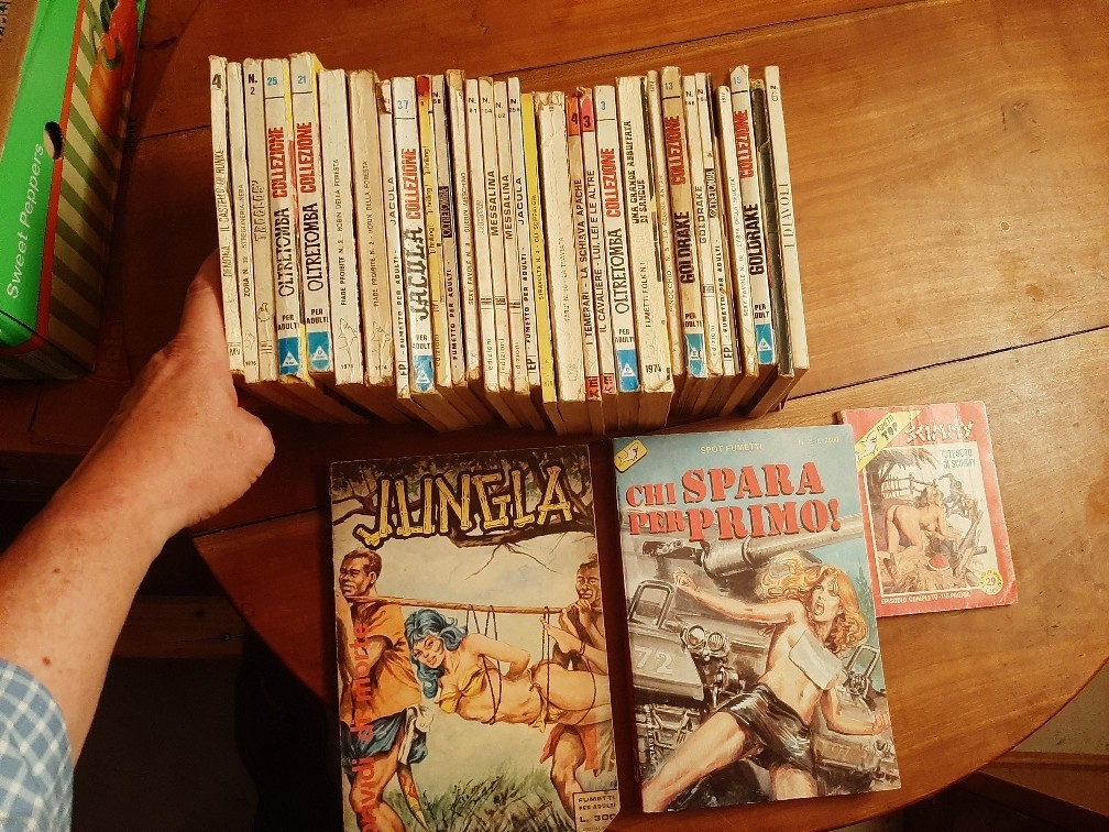 FUMETTI SEXY 1970-90. LOTTI DI 6 A LIBERA SCELTA. INTEGRI. NO ACQUISTO DIRETTO.