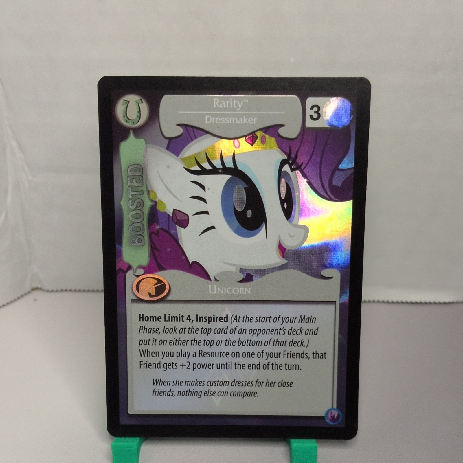 MY LITTLE PONY CCG CANTERLOT NIGHTS RARITÀ SARTA FOIL TRADING CARD F3A