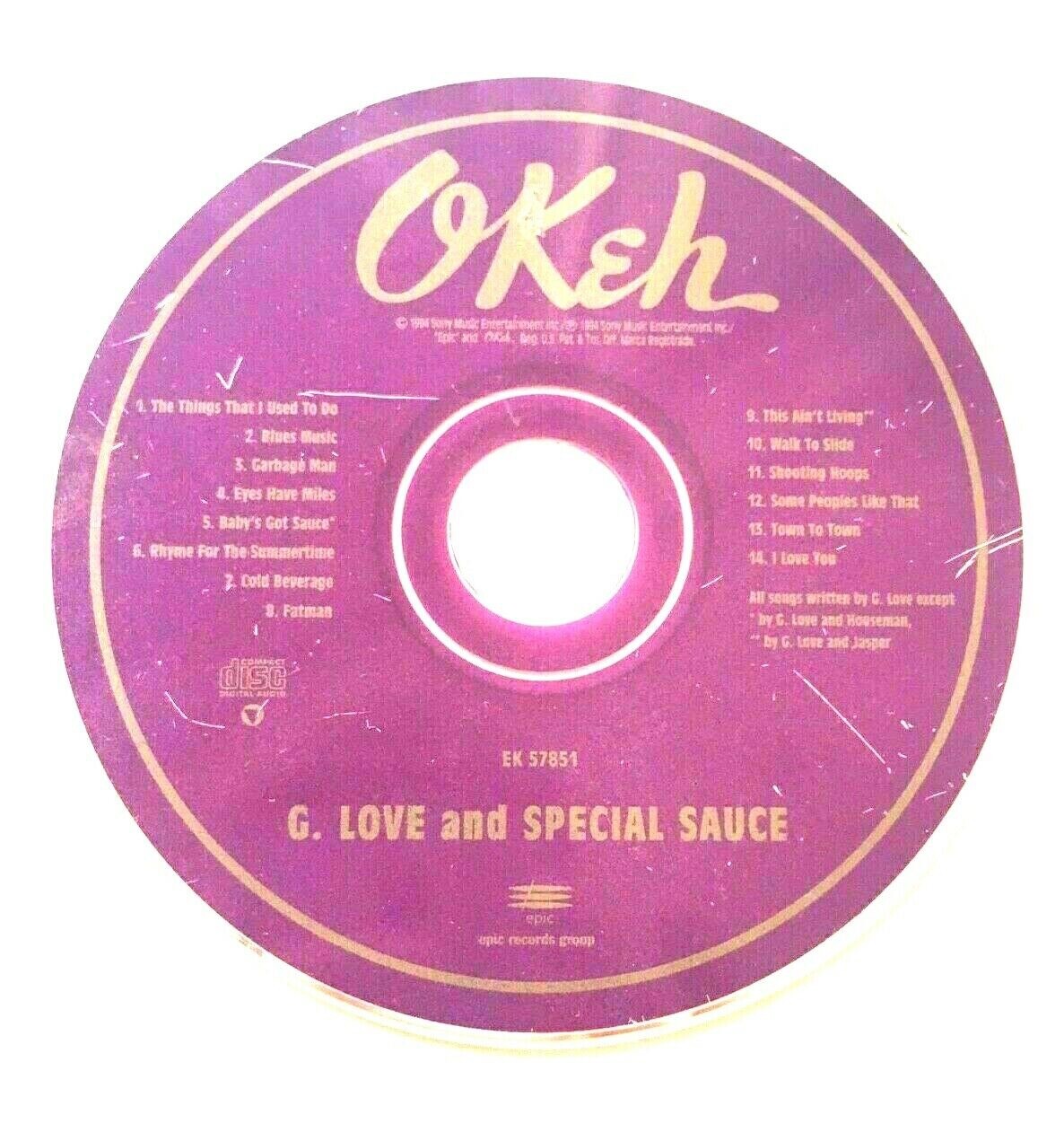 Philadelphonic G. Love & Special Sauce Music CD Tested
