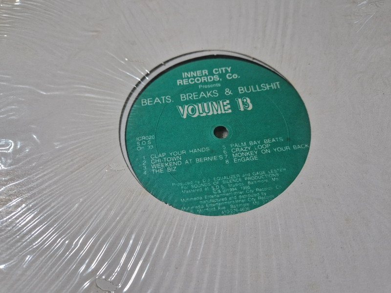 Dj equalizer and gage lester beats,breaks & bullshit volume 13