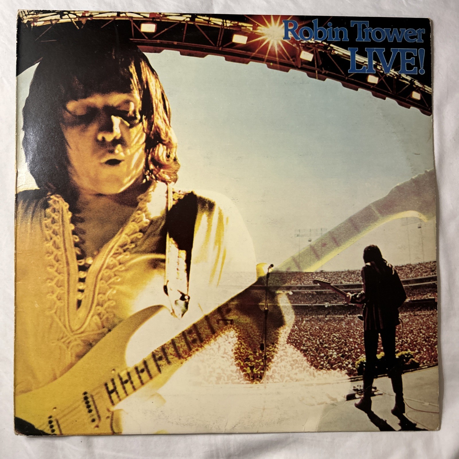Robin Trower Live LP 1975 UK CHR1089 A-2U B-1U Chrysalis VG++ Vinyl 