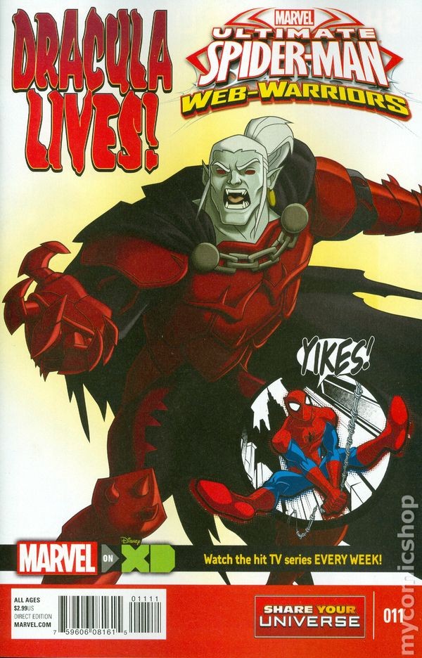 Ultimate Spider-Man Web Warriors Marvel Universe #11 VF 2015 immagine stock