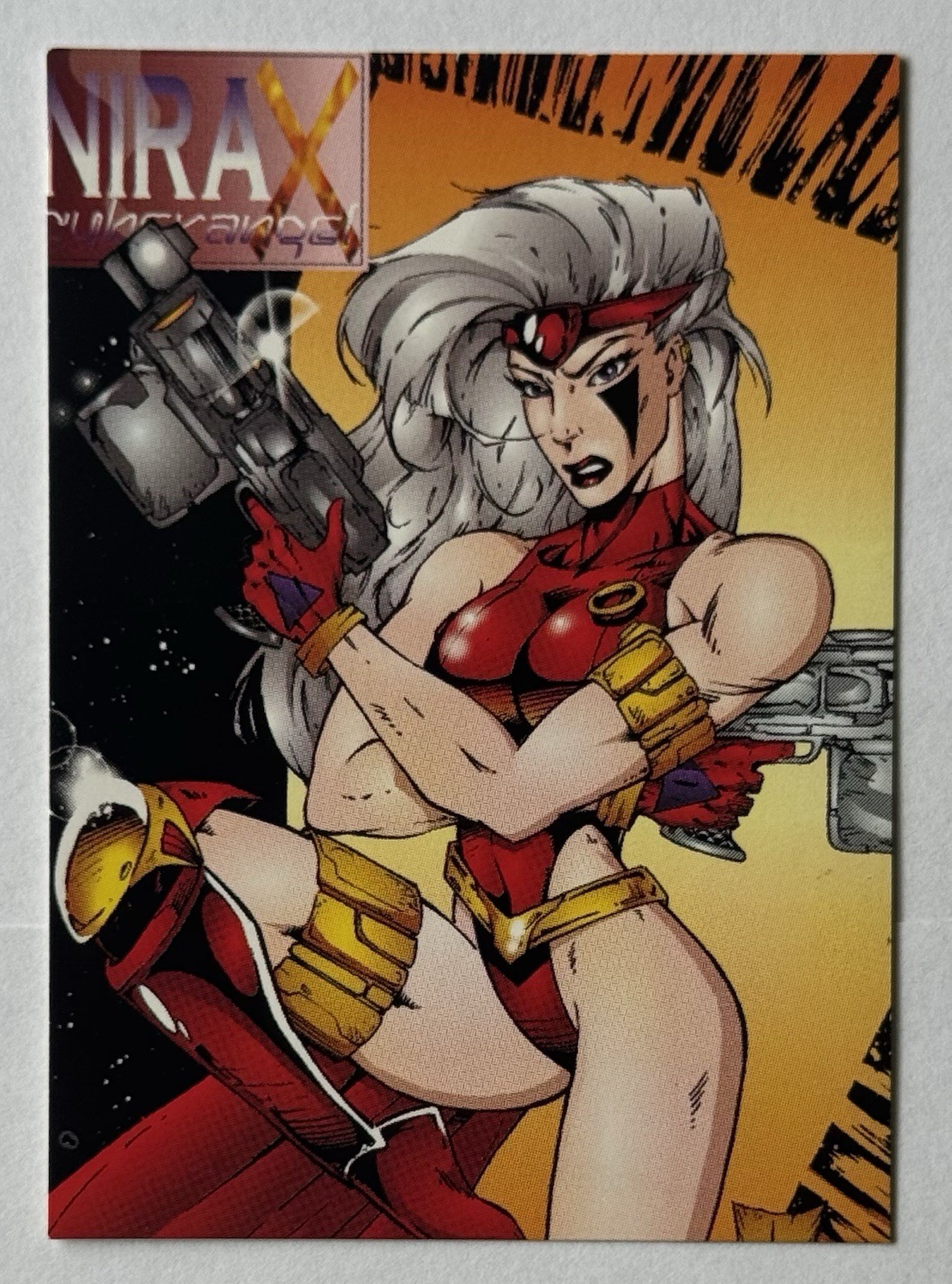 Carta Promo FIRMATA 1994 Nira X Cyberangel #1 OTTIME CONDIZIONI!!️!!️💥🔥🔥🔥