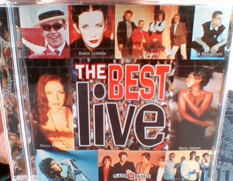 Cd Best Of Live (Queen,Elton John,Toto,Crowded House,John Hiatt,Oleta Adams,INXS)