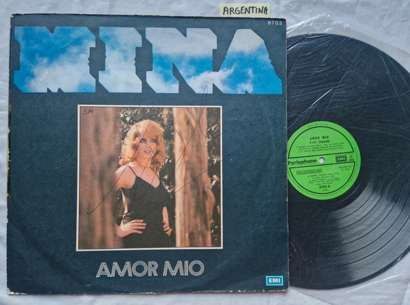 Mina Amor mio Disco Lp 33 giri Argentina