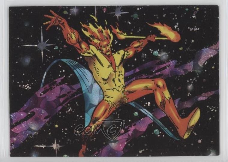 1992 Comic Images Marvel Silver Surfer All-Prism Firelord #24 0bn8