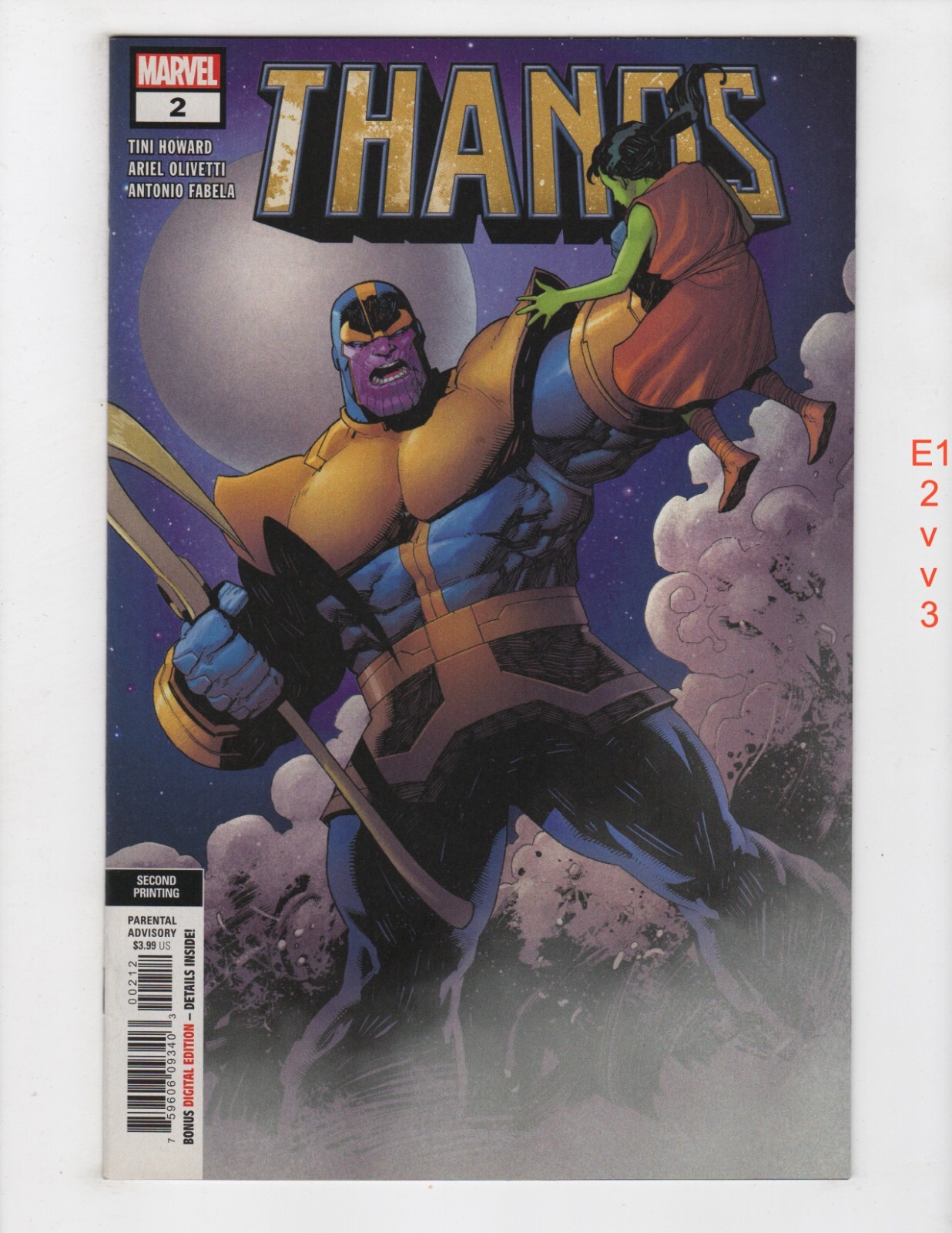 Thanos #2 seconda stampa VF/NM 2019 Marvel e123