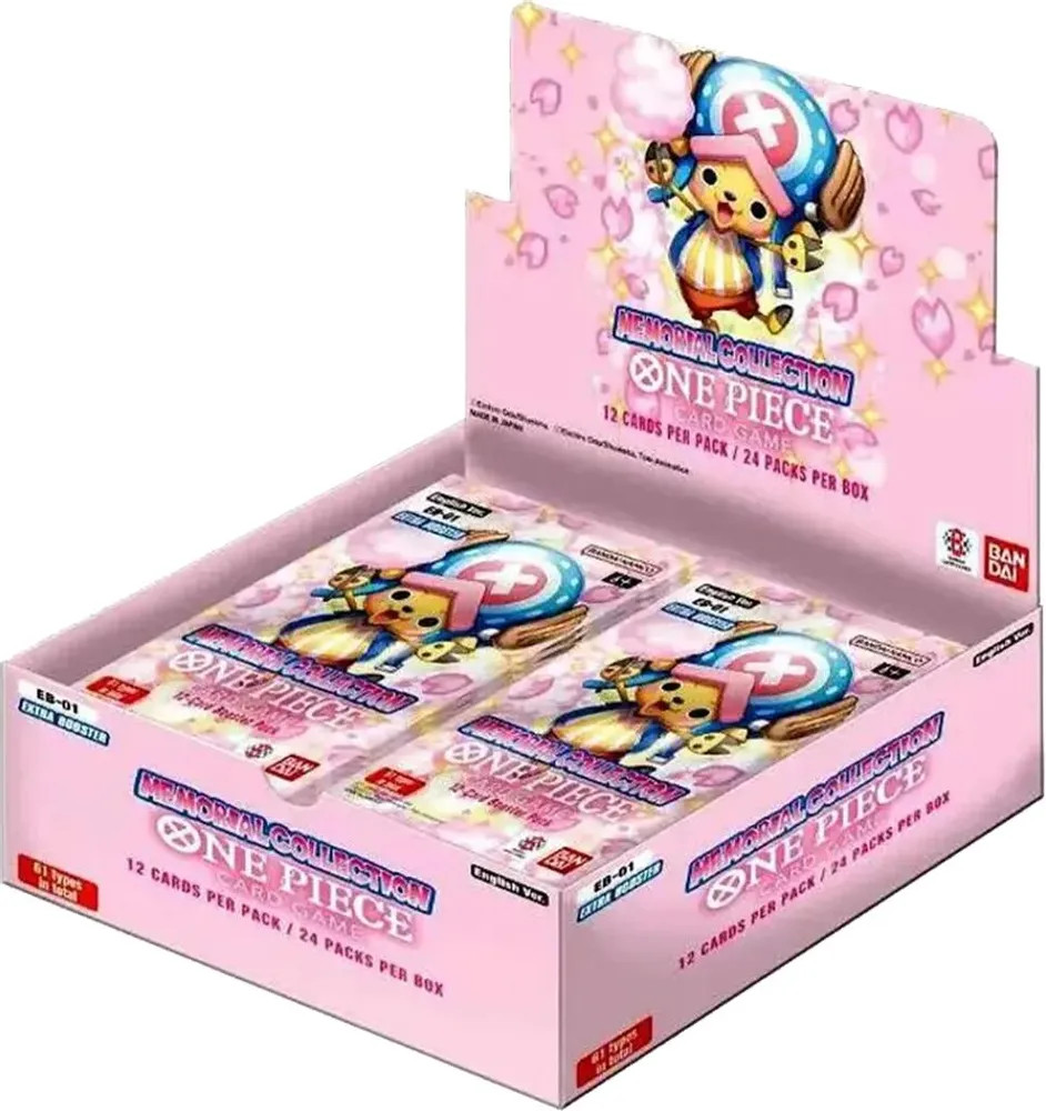 Extra Booster Memorial Collection Booster Box pezzo unico EB-01 nuovo sigillato inglese