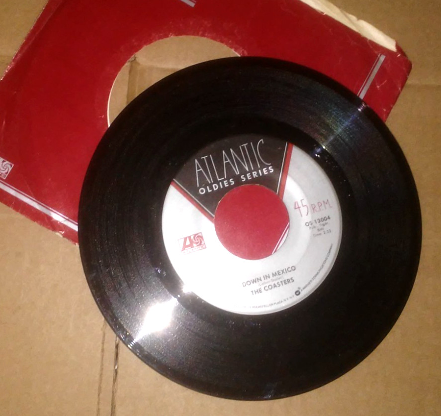 THE COASTERS Down In Mexico/Little Egypt + Comp. Sleeve ATLANTIC 45 L@@K!