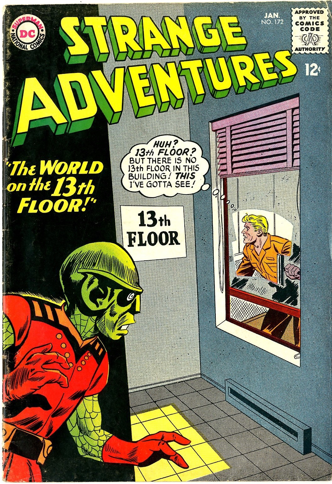 Strange Adventures # 172    VERY GOOD   January 1965   See photos