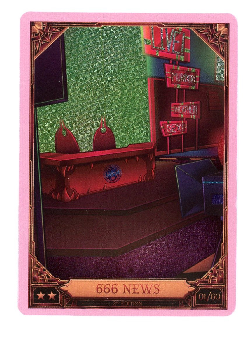Hazbin Hotel Stagione 2 Seconda Edizione Foil 666 News #01/60