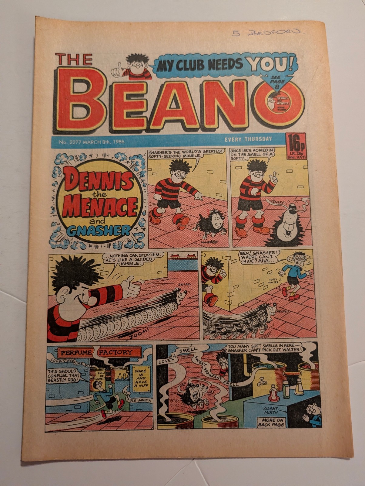 Beano Comic No 2277, March 8th 1986.