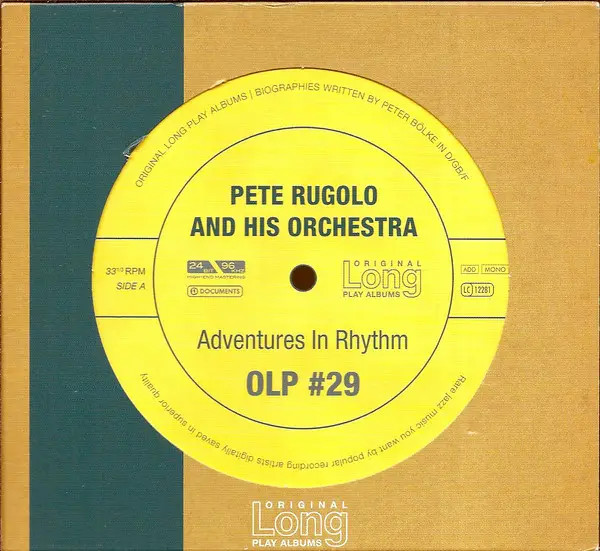 CD Pete Rugolo Orchestra Adventures In Rhythm MONO Nuovo OVP Documents