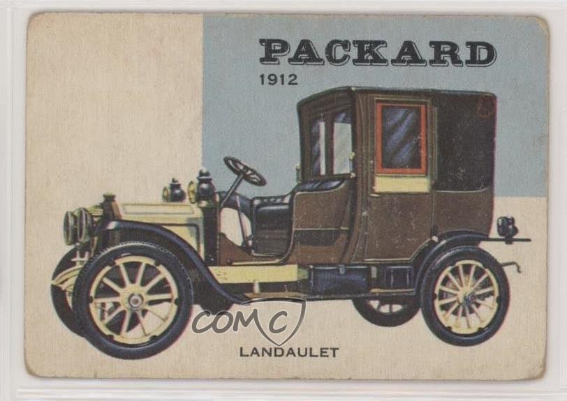 1954 Topps World on Wheels Packard Landaulet #48 0v9