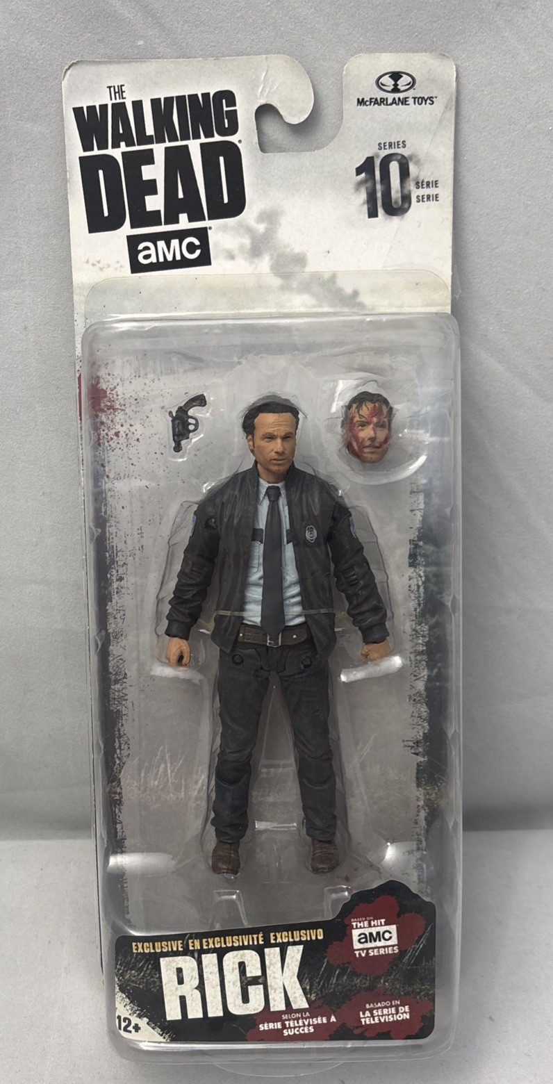 NEW-McFarlane The Walking Dead AMC Rick Grimes Figure Exclusive Series 10