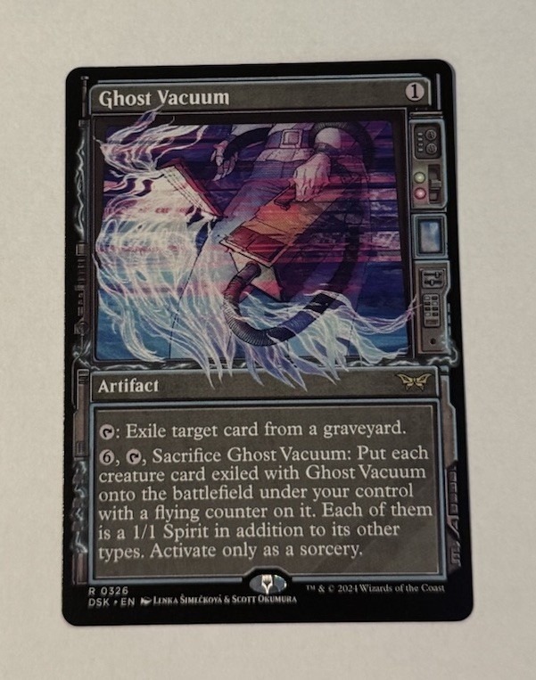MTG Ghost Aspirapolvere (Vetrina) Duskmourn #326 LP