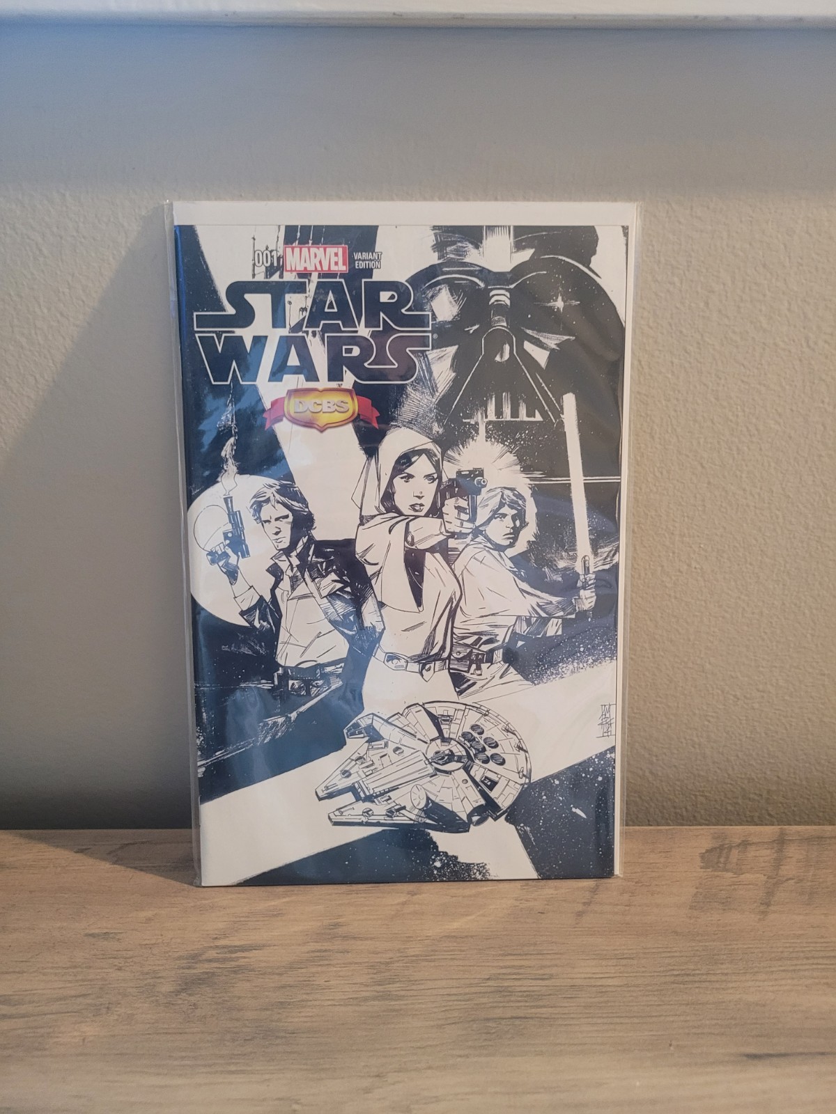 STAR WARS 001 VARIANT EDITION BLACK & WHITE SKETCH COVER MARVEL COMIC 